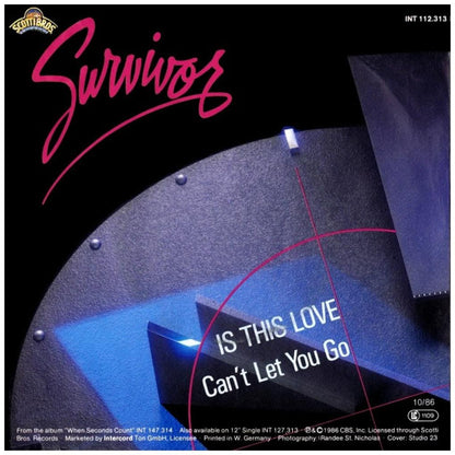 SURVIVOR - IS THIS LOVE (RED VINYL) | 7" SINGLE USADO