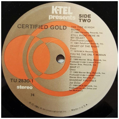 CERTIFIED GOLD - 24 SUPER STARS HITS (2LP) | VINILO USADO