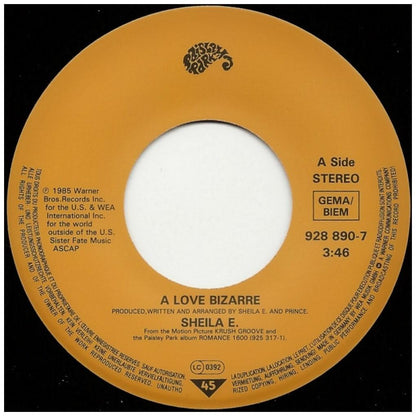 SHEILA E. - A LOVE BIZARRE | 7" SINGLE USADO