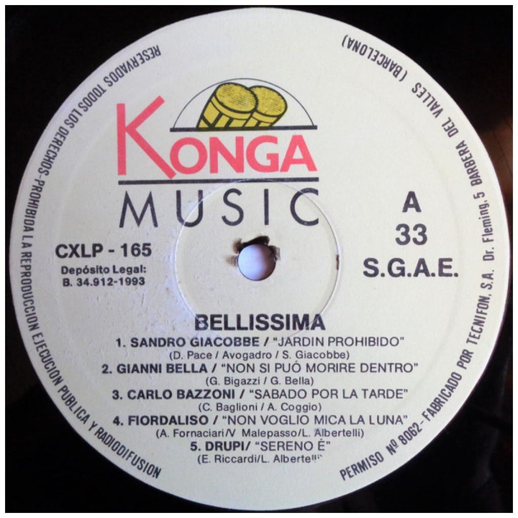 BELLISSIMA - VARIOUS ARTIST (2LP) | VINILO USADO