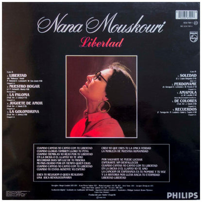 NANA MOUSKOURI - LIBERTAD EN ESPAÑOL | VINILO USADO