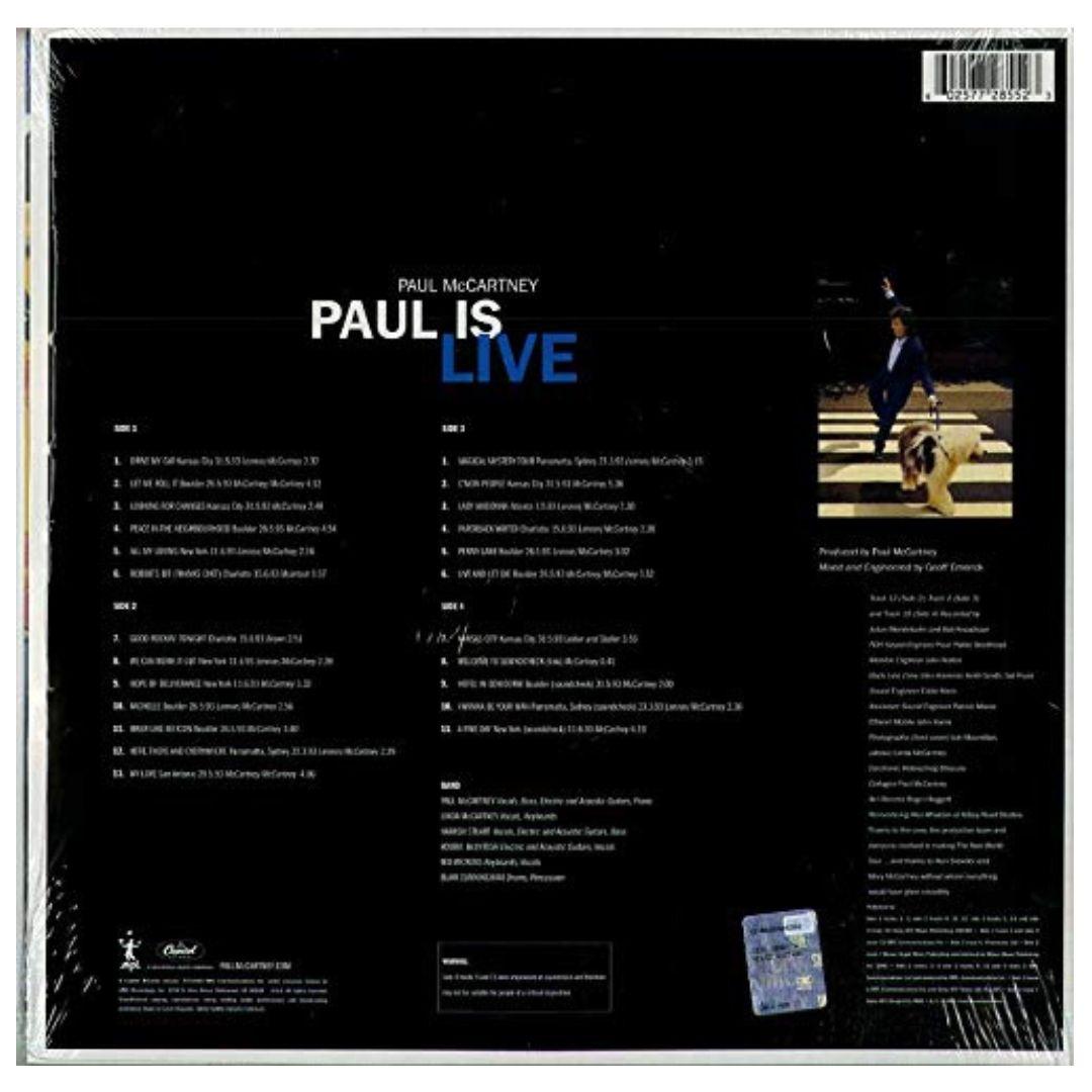 PAUL McCARTNEY - PAUL IS LIVE (2LP) | VINILO
