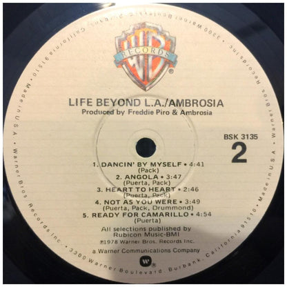 AMBROSIA - LIFE BEYOND L.A. | VINILO USADO