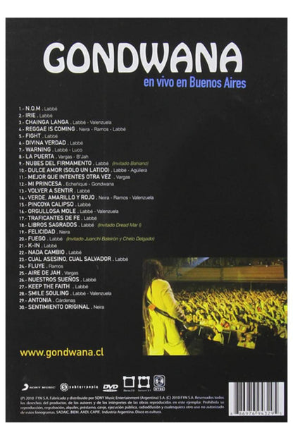 GONDWANA - GONDWANA EN VIVO EN BUENOS AIRES | DVD