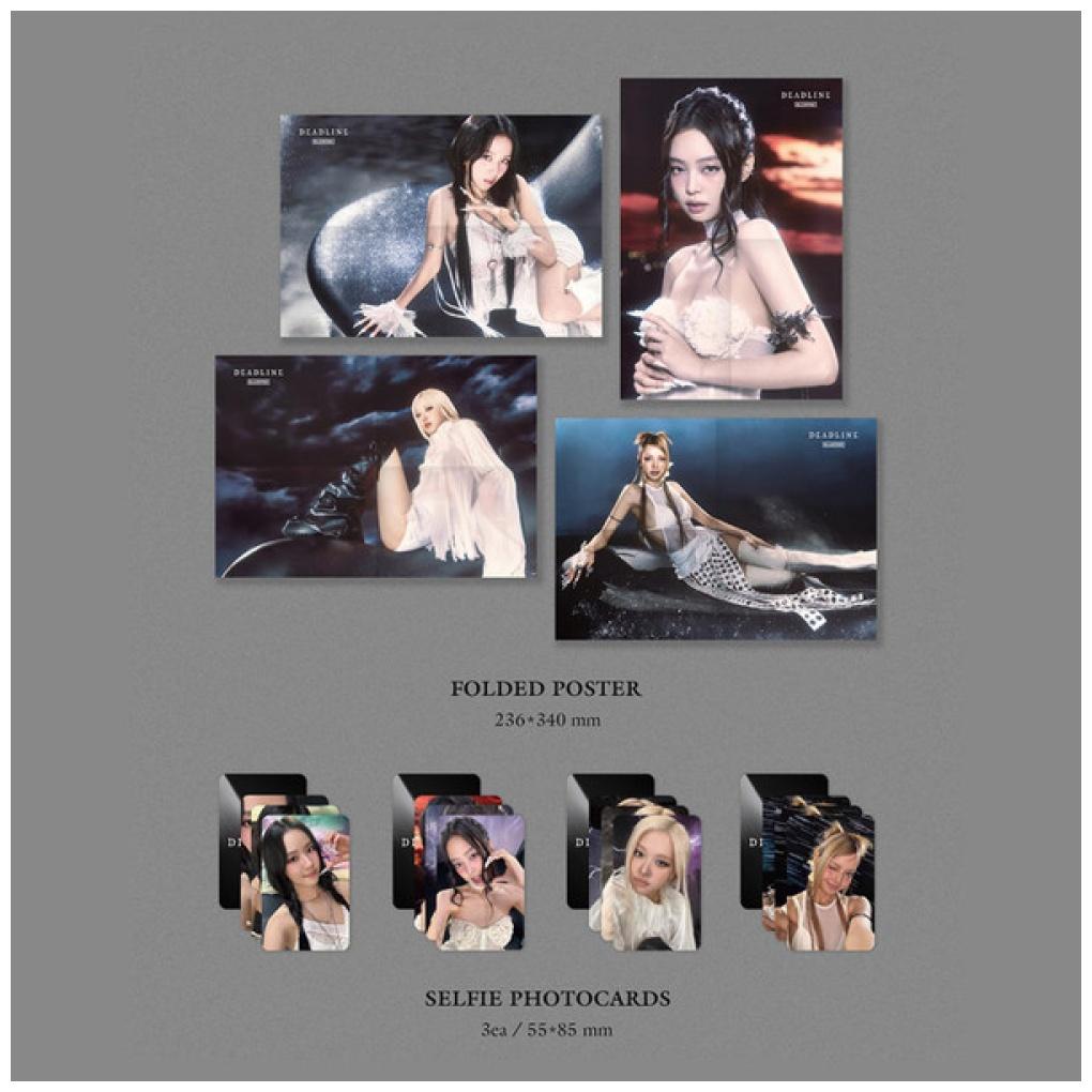 BLACK PINK - DEADLINE-BLACKPINK THE 3RD MINI ALBUM (SILVER VER.-JISOO) | CD