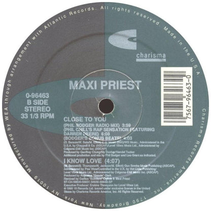 MAXI PRIEST - CLOSE TO ME | 12'' MAXI SINGLE USADO