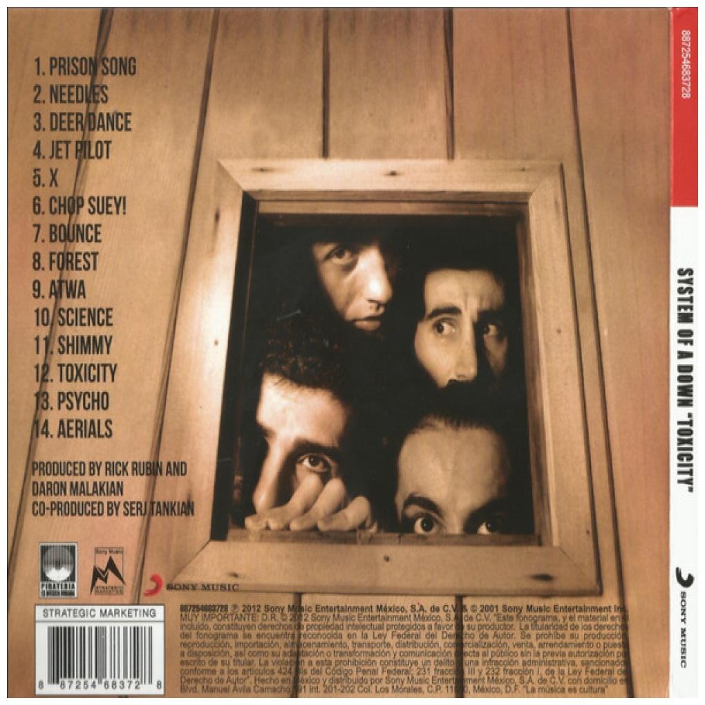 SYSTEM OF A DOWN - TOXICITY | CD