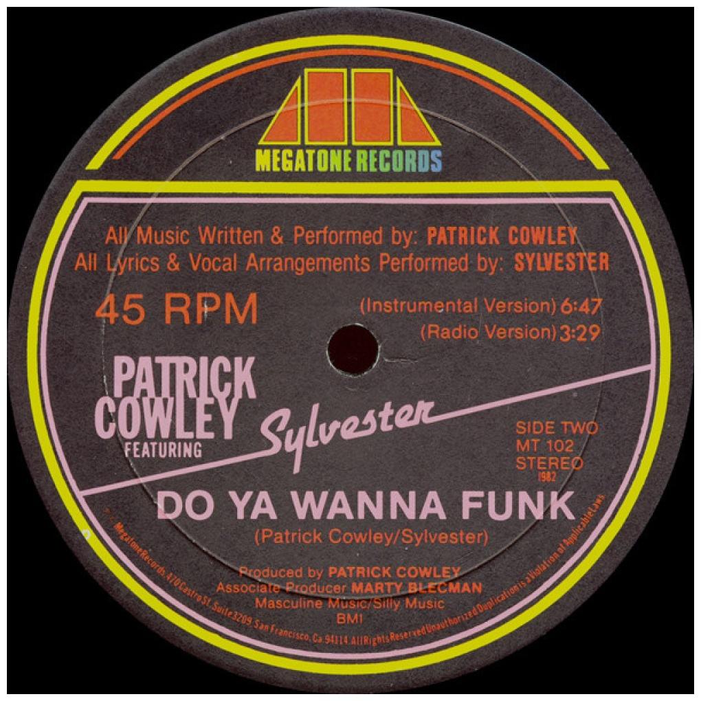 PATRICK COWLEY FT. SYLVESTER - DO YA WANNA FUNK | 12'' MAXI SINGLE USADO
