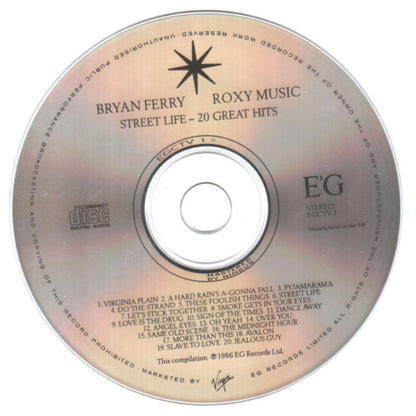 BRYAN FERRY & ROXY MUSIC - STREET LIFE: 20 GREAT HITS | CD