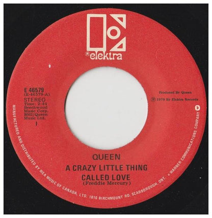 QUEEN - CRAZY LITTLE THING CALL LOVE | 7" SINGLE VINILO USADO