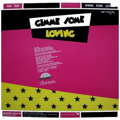 FUN FUN - GIMME SOME LOVING | 12'' MAXI SINGLE USADO