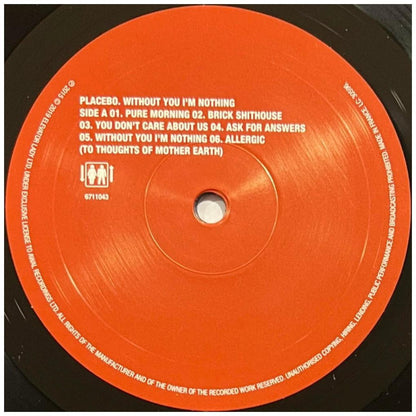 PLACEBO - WITHOUT YOU I'M NOTHING | VINILO