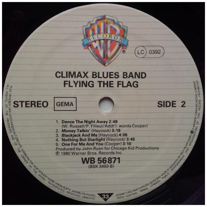 CLIMAX BLUES BAND - FLYING THE FLAG | VINILO USADO