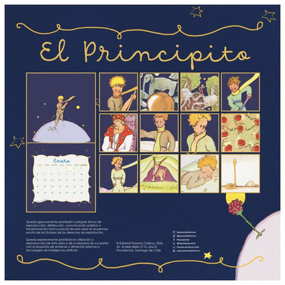 CALENDARIO EL PRINCIPITO (TODO CARTÓN) - ANTOINE DE SAINT-EXUPERY | LIBRO