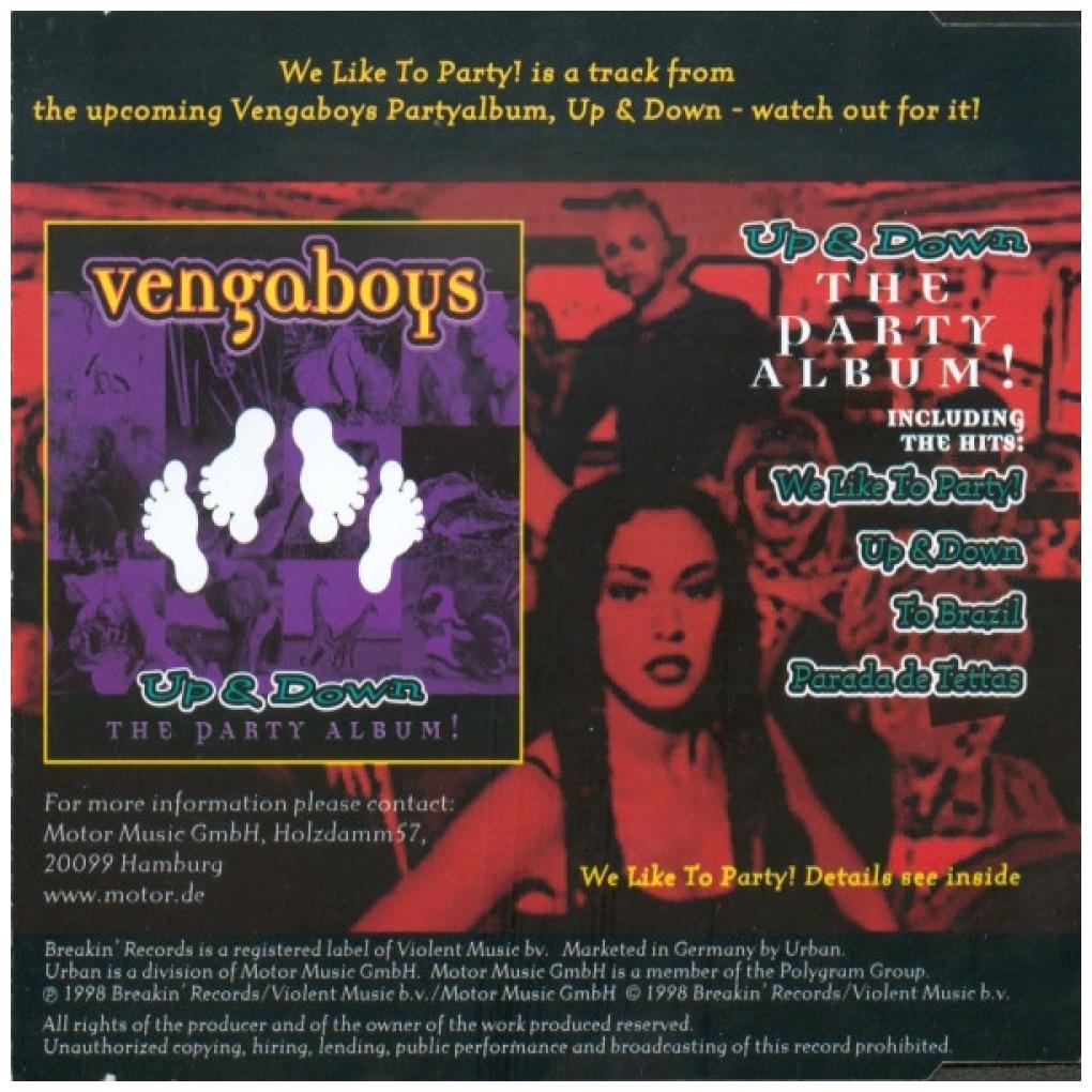 VENGABOYS - WE LIKE TO PARTY! (CD MAXI SINGLE) | CD