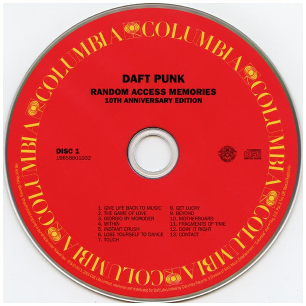DAFT PUNK - RANDOM ACCESS MEMORIES (10TH ANNIVERSARY EDITION (2CD) | CD