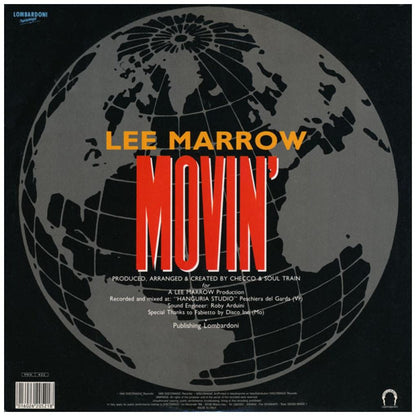 LEE MARROW - MOVIN' | 12'' MAXI SINGLE USADO