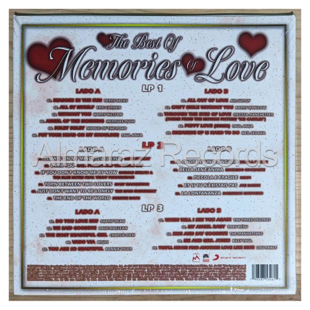 THE BEST OF MEMORIES OF LOVE - VARIOUS ARTIST (3LP) | VINILO
