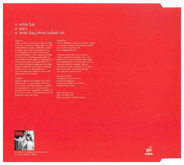 DIDO - WHITE FLAG | CD SINGLE USADO