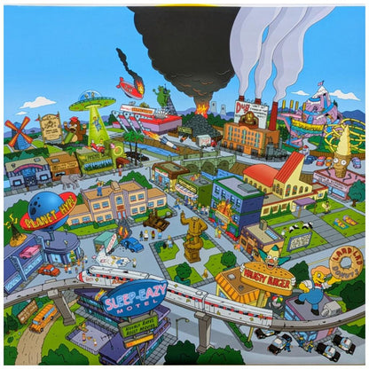 THE SIMPSONS - SONGS IN THE KEY OF SPRINGFIELD (ORIGINAL MUSIC TELEVISION SERIES) (2LP) (YELLOW/PINK VINYL) | VINILO