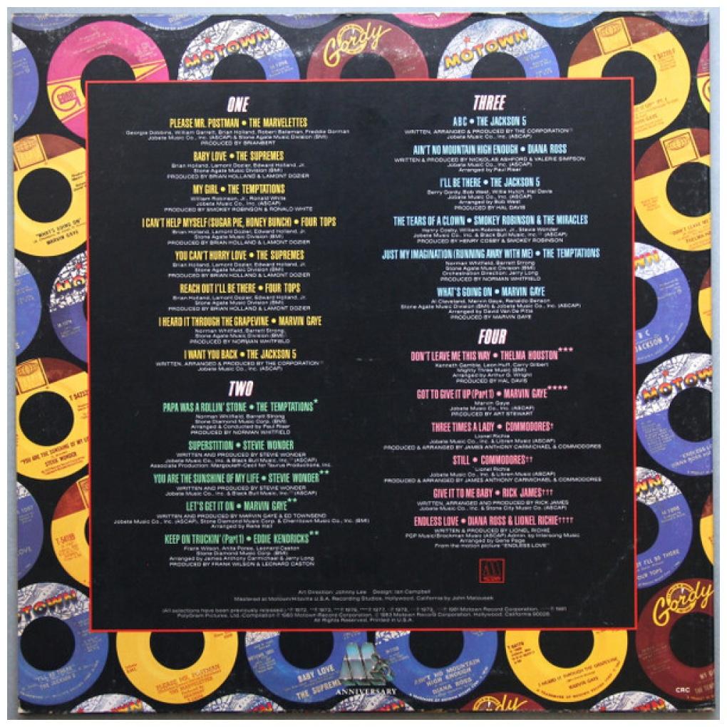25 #1 HITS FROM 25 YEARS - MOTOWN: VARIOUS ARTIST (2LP) | VINILO USADO