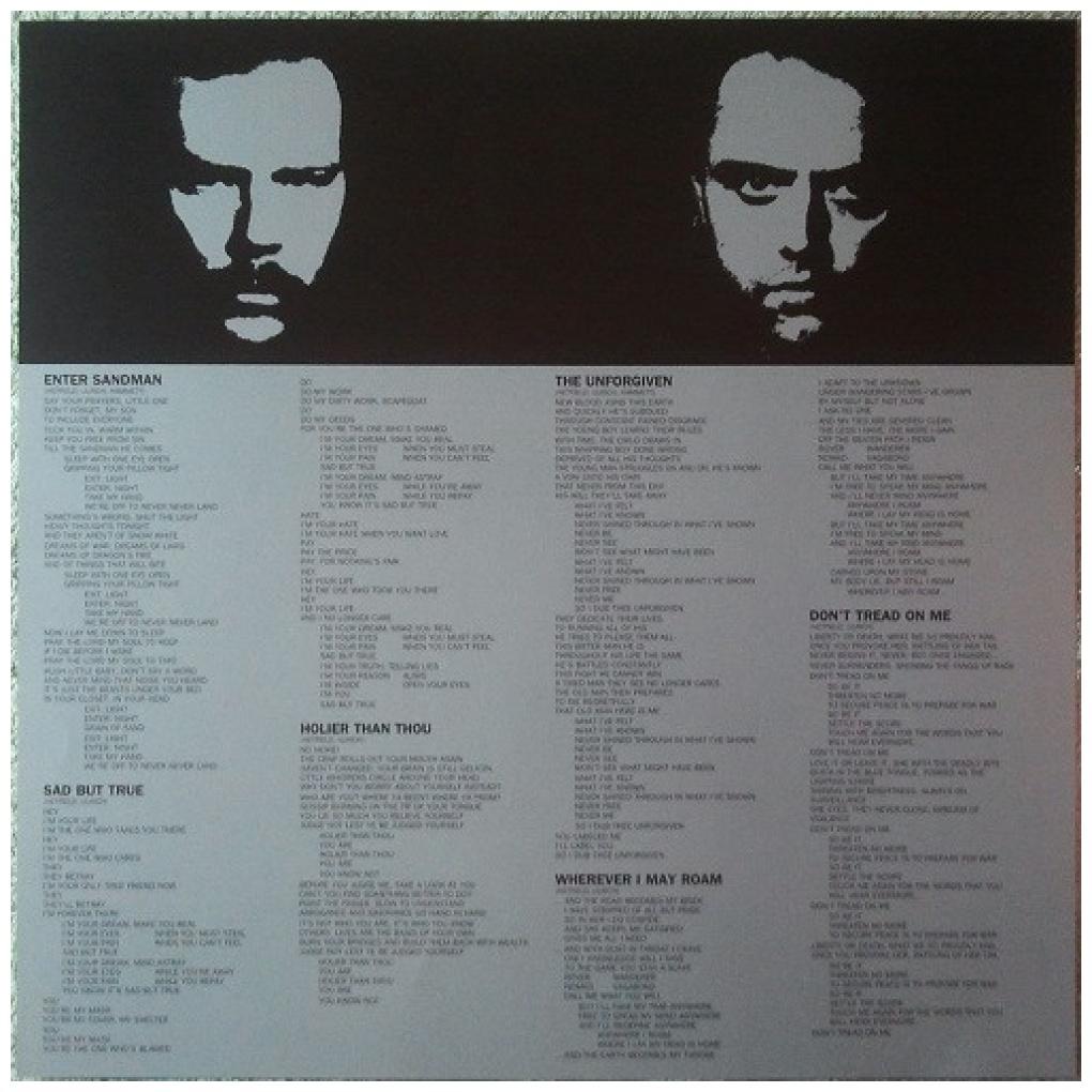 METALLICA  - METALLICA - THE BLACK ALBUM (2LP) | VINILO