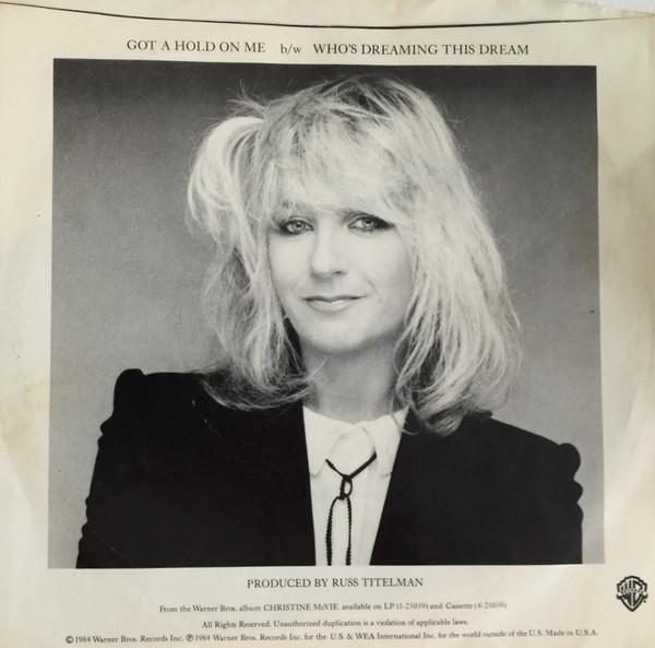 CHRISTINE MCVIE - GOT A HOLD ON ME | 7" SINGLE VINILO USADO