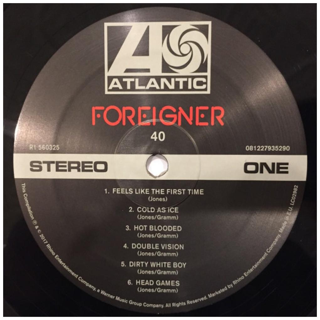 FOREIGNER  - 40: HITS FROM FORTY YEARS 1977-2017 (2LP)
 | VINILO