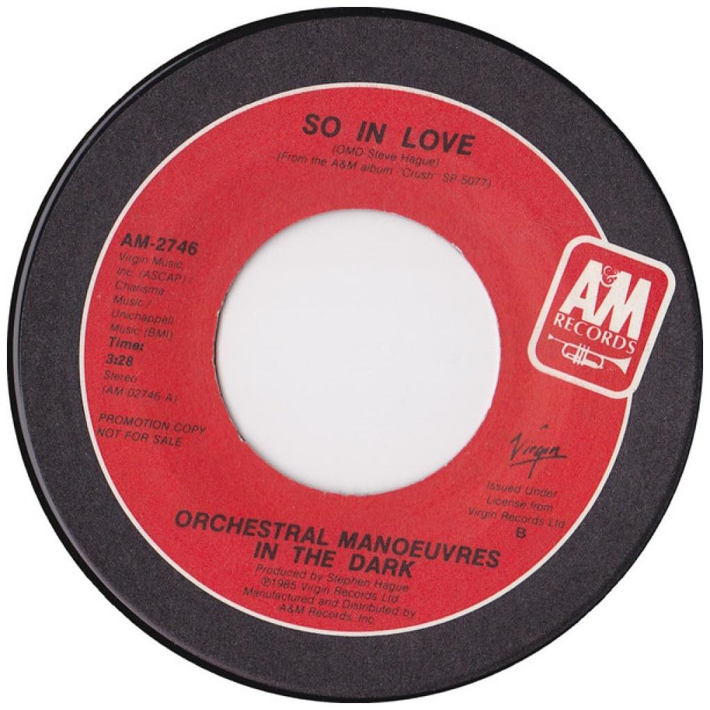 ORCHESTRAL MANOEUVRES IN THE DARK - SO IN LOVE | 7" SINGLE USADO