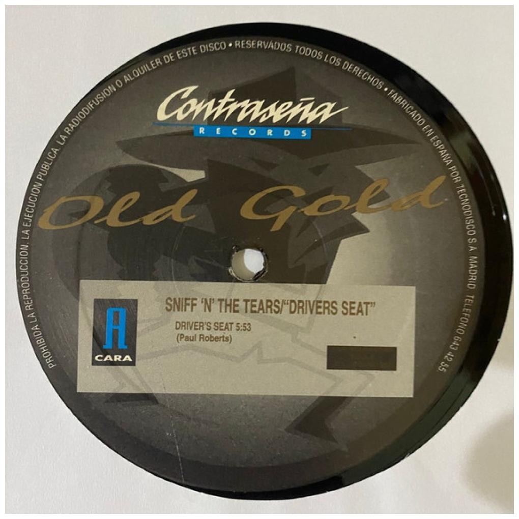 SNIFF 'N' THE TEARS - DRIVER'S SEAT | 12'' MAXI SINGLE USADO