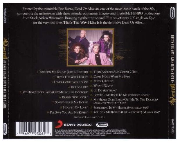DEAD OR ALIVE - THAT S THE WAY I LIKE IT: THE BEST OF | CD