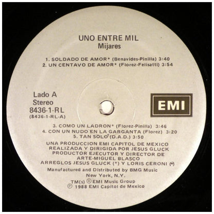 MIJARES - UNO ENTRE MIL | VINILO USADO