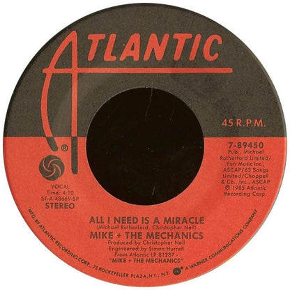 MIKE + THE MECHANICS - ALL I NEED IS A MIRACLE | 7" SINGLE USADO