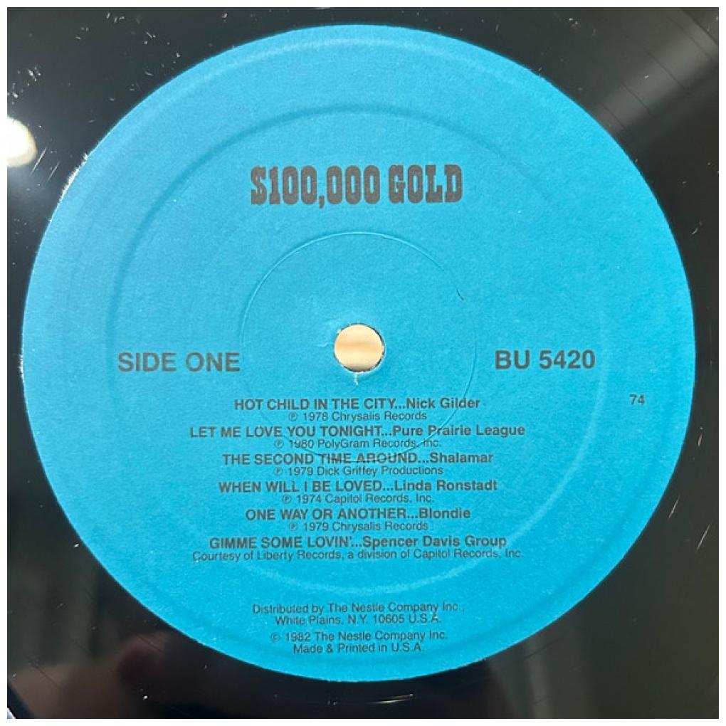 100.000 GOLD - 12 POPULAR HITS (VDE-NUEVO/SELLADO) | VINILO USADO