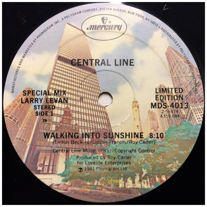 CENTRAL LINE - WALKING ON SUNSHINE | 12'' MAXI SINGLE USADO