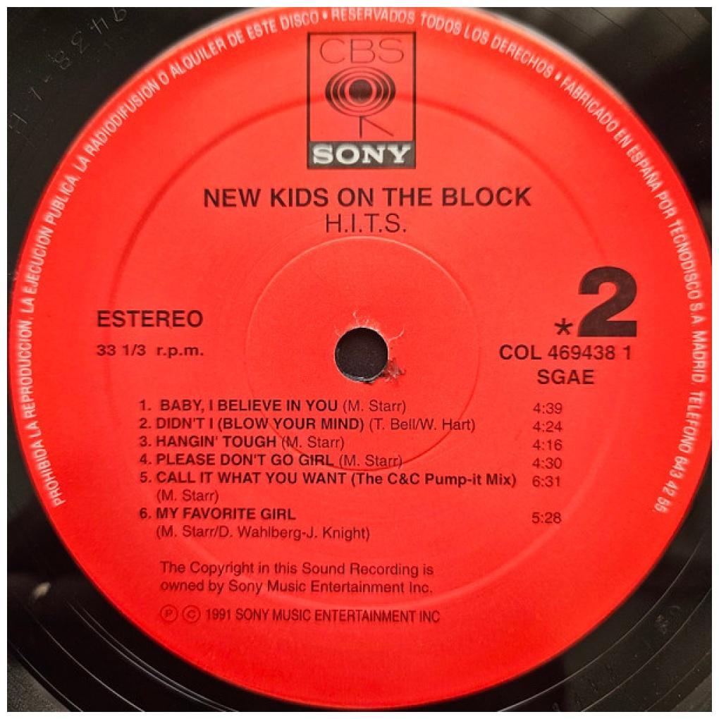 NEW KIDS ON THE BLOCK - HITS | VINILO USADO