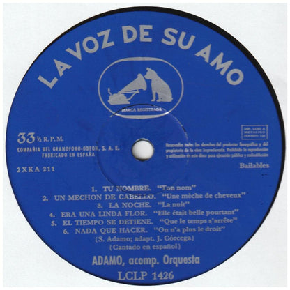 ADAMO - CANTA EN ESPAÑOL | VINILO USADO