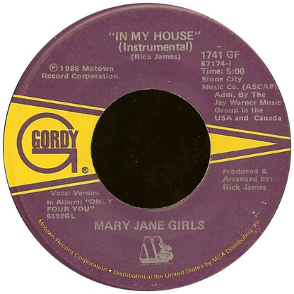 MARY JANE GIRLS - IN MY HOUSE | 7" SINGLE USADO