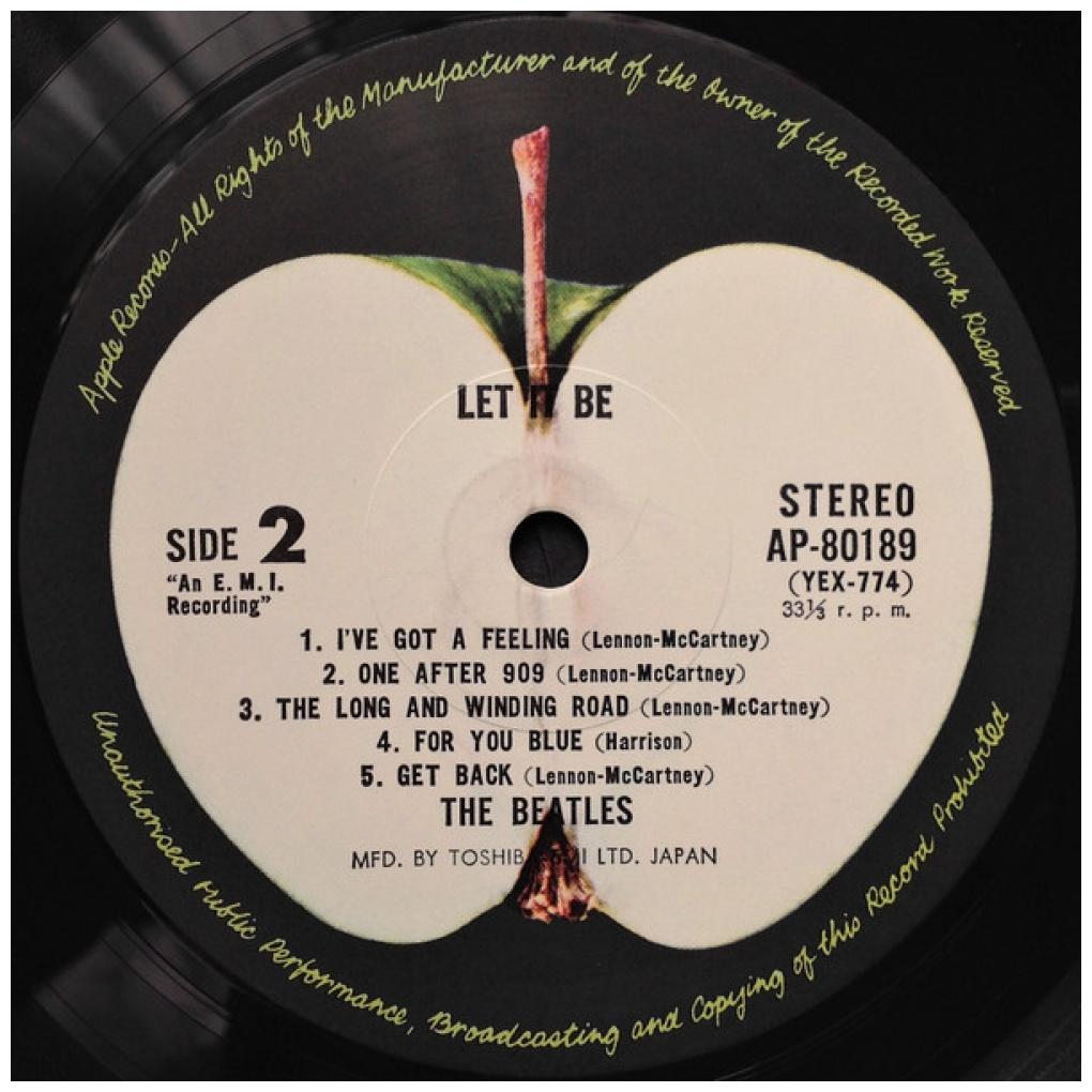 THE BEATLES - LET IT BE (JAPAN EDITION) | VINILO USADO