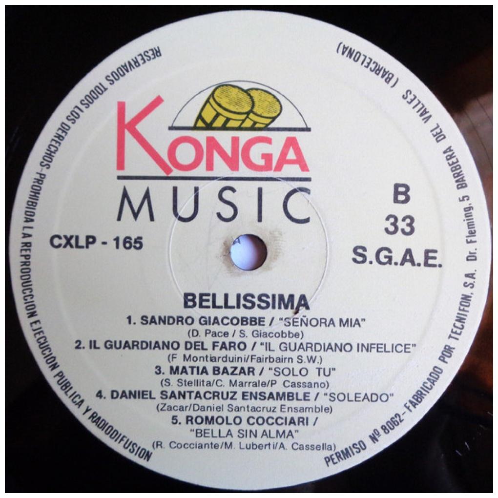 BELLISSIMA - VARIOUS ARTIST (2LP) | VINILO USADO