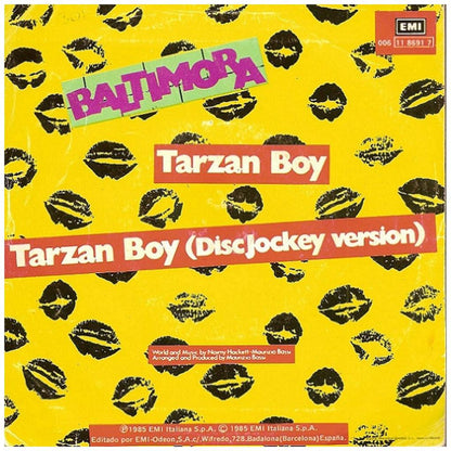 BALTIMORA - TARZAN BOY | 7" SINGLE USADO