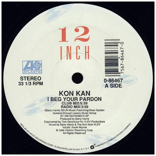 KON KAN - I BEG YOUR PARDON | 12" MAXI SINGLE VINILO USADO