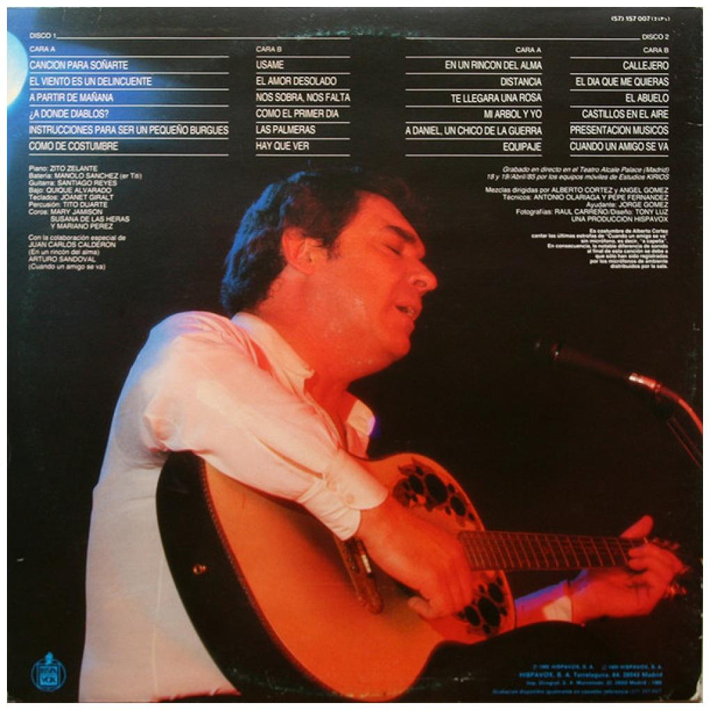 ALBERTO CORTEZ - EN VIVO (2LP) | VINILO USADO