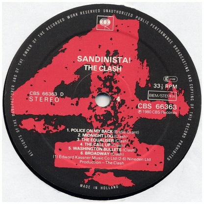 THE CLASH - SANDINISTA! | VINILO USADO