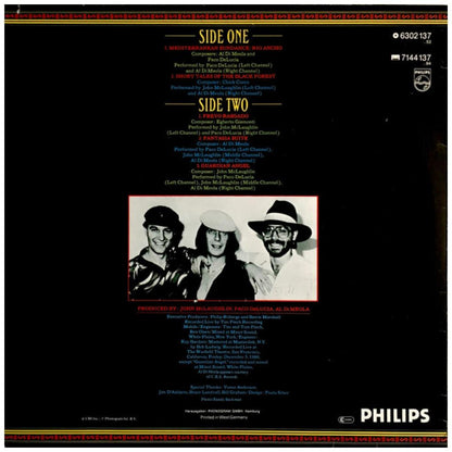 AL DI MEOLA, JOHN McLAUGHLIN, PACO DE LUCIA - FRIDAY NIGHT IN SAN FRANCISCO | VINILO USADO