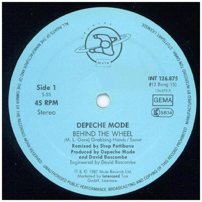DEPECHE MODE - BEHIND THE WHEEL | 12'' MAXI SINGLE USADO