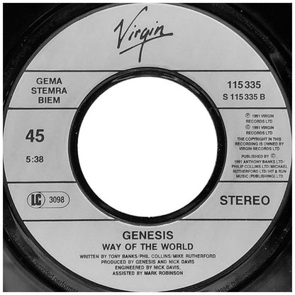 GENESIS - HOLD ON MY HEART | 7" SINGLE USADO