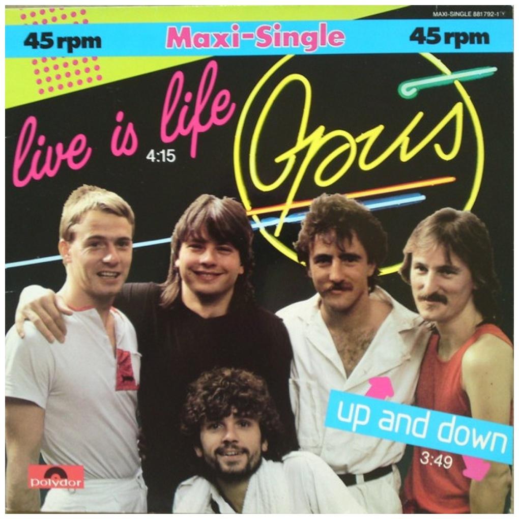 OPUS - LIFE IS LIFE | 12'' MAXI SINGLE USADO