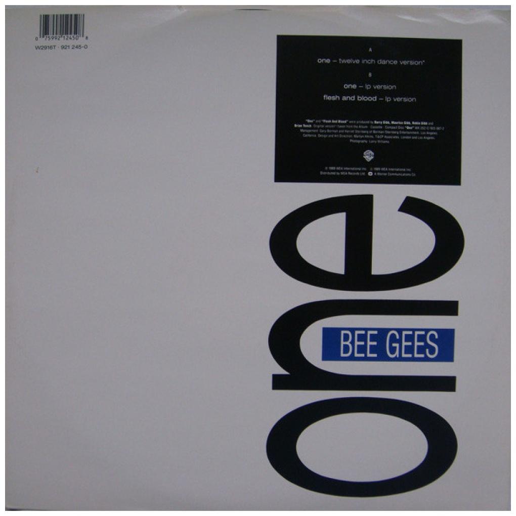 BEE GEES - ONE | 12'' MAXI SINGLE USADO
