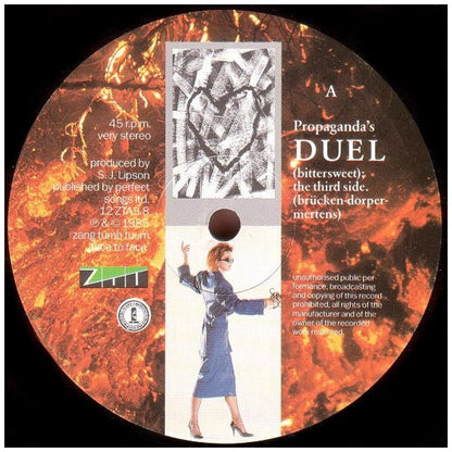PROPAGANDA - DUEL | 12'' MAXI SINGLE USADO
